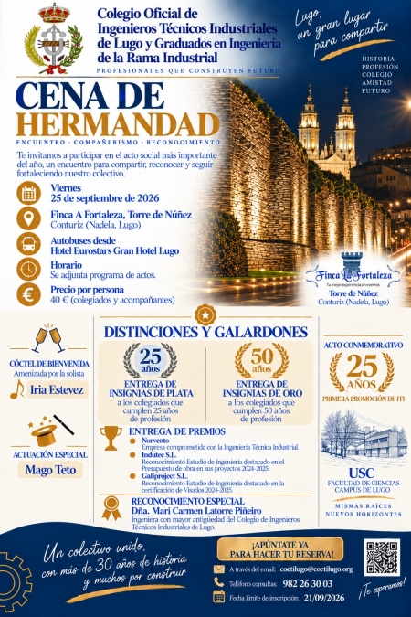 Cena de Hermandad 2026